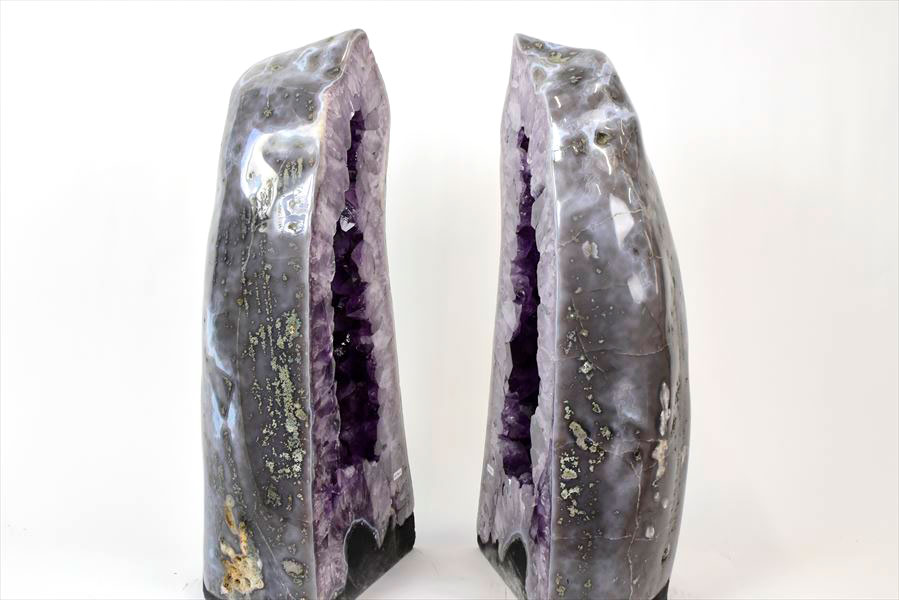 アメジストドーム　ペアドーム　カペーラ　晶洞　紫水晶　アメシスト　amethyst geode　インテリア　置物　天然石　パワーストーン