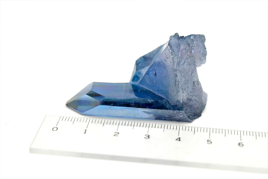 アーカンソー水晶　アクアオーラ　タンザンオーラ　スカイブルーオーラ　アーカンソー州　水晶　蒸着水晶　クラスター　原石　置物　天然石　パワーストーン