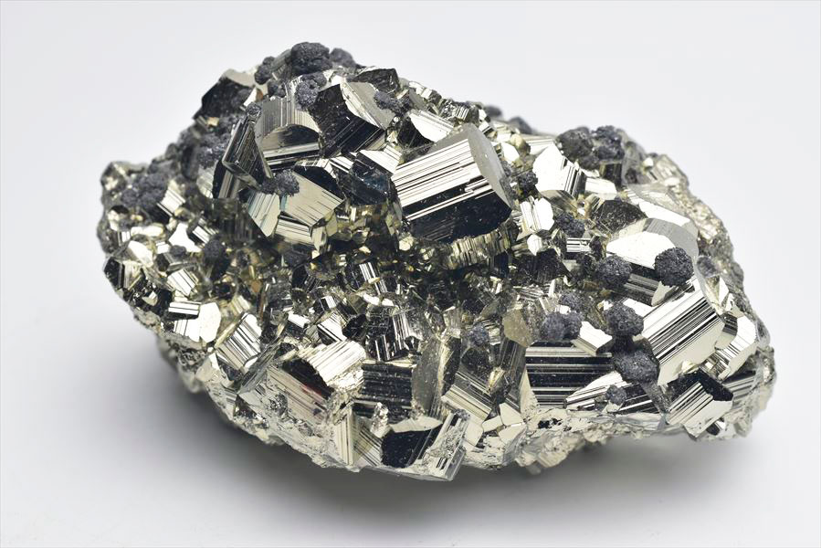 ペルー産　ワンサラ　パイライト　原石　クラスター　黄鉄鉱　Huanzala Huallanca Pyrite　天然石　パワーストーン