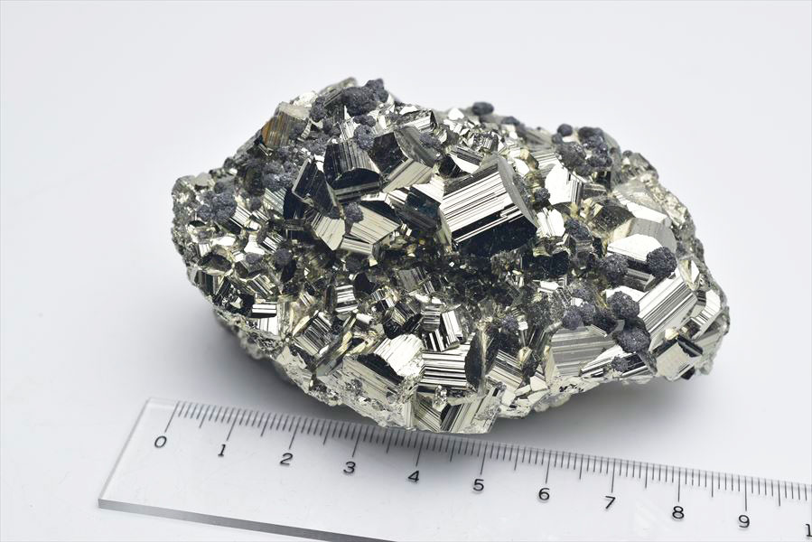 ペルー産　ワンサラ　パイライト　原石　クラスター　黄鉄鉱　Huanzala Huallanca Pyrite　天然石　パワーストーン