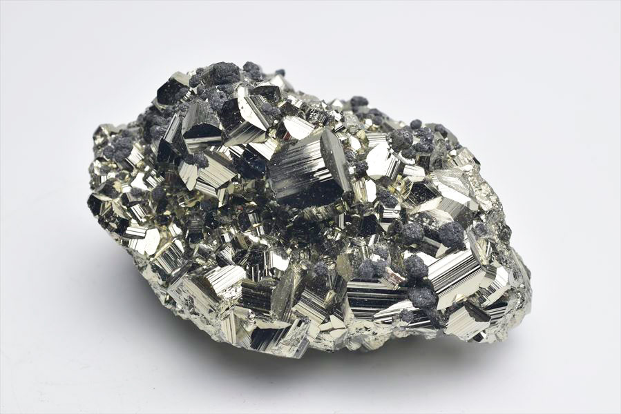 ペルー産　ワンサラ　パイライト　原石　クラスター　黄鉄鉱　Huanzala Huallanca Pyrite　天然石　パワーストーン