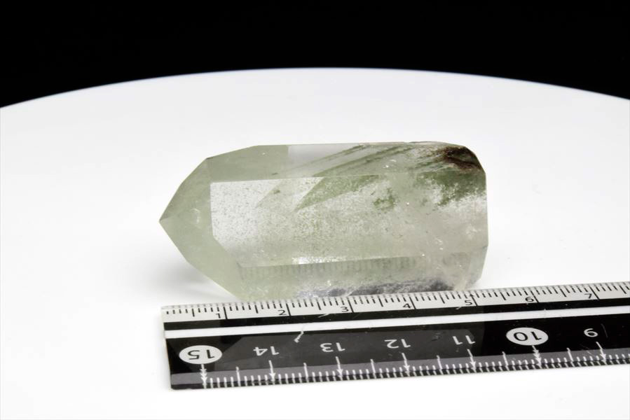 グリーンファントム　六角柱　ポイント　置物　多重ファントム　phantom quartz　天然石　パワーストーン