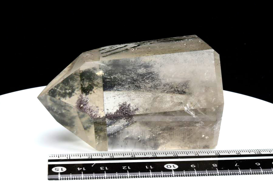 グリーンファントム　六角柱　ポイント　置物　多重ファントム　phantom quartz　天然石　パワーストーン