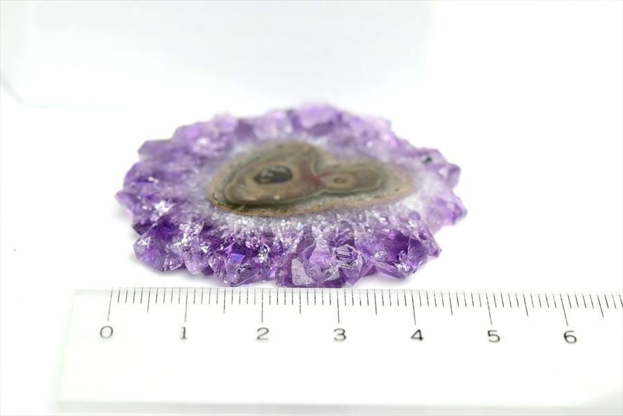 フラワーアメジスト　スライス　スタラクタイト　紫水晶　stalactite amethyst　原石　天然石　パワーストーン