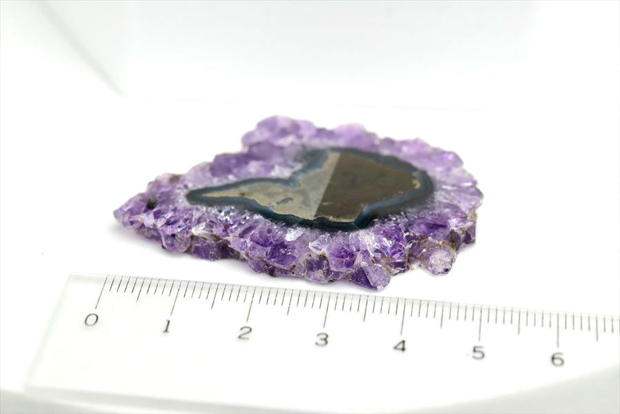 フラワーアメジスト　スライス　スタラクタイト　紫水晶　stalactite amethyst　原石　天然石　パワーストーン