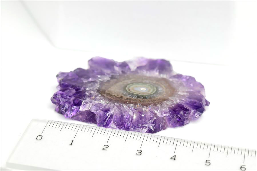 フラワーアメジスト　スライス　スタラクタイト　紫水晶　stalactite amethyst　原石　天然石　パワーストーン