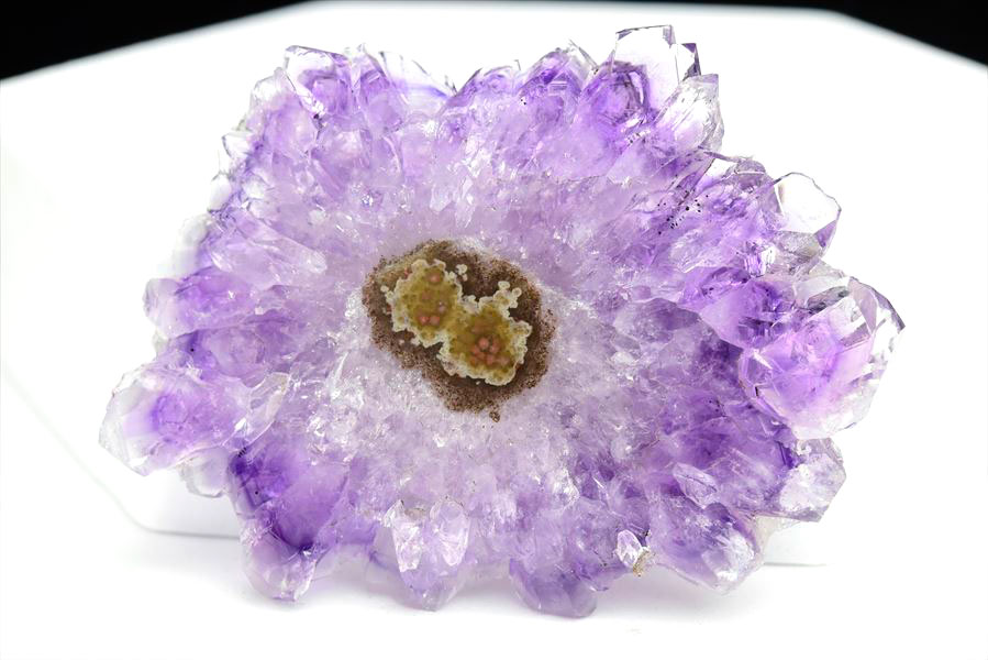 フラワーアメジスト　スライス　スタラクタイト　紫水晶　stalactite amethyst　原石　天然石　パワーストーン