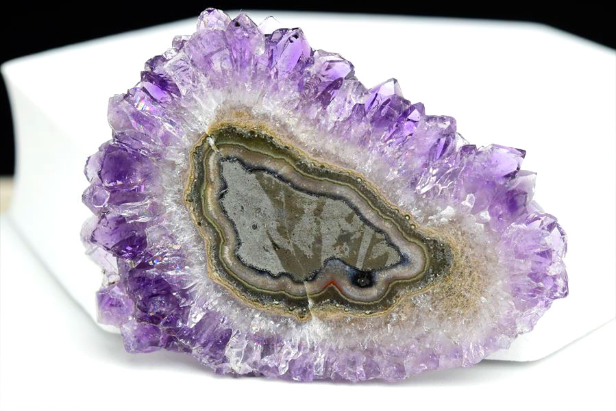 フラワーアメジスト　スライス　スタラクタイト　紫水晶　stalactite amethyst　原石　天然石　パワーストーン