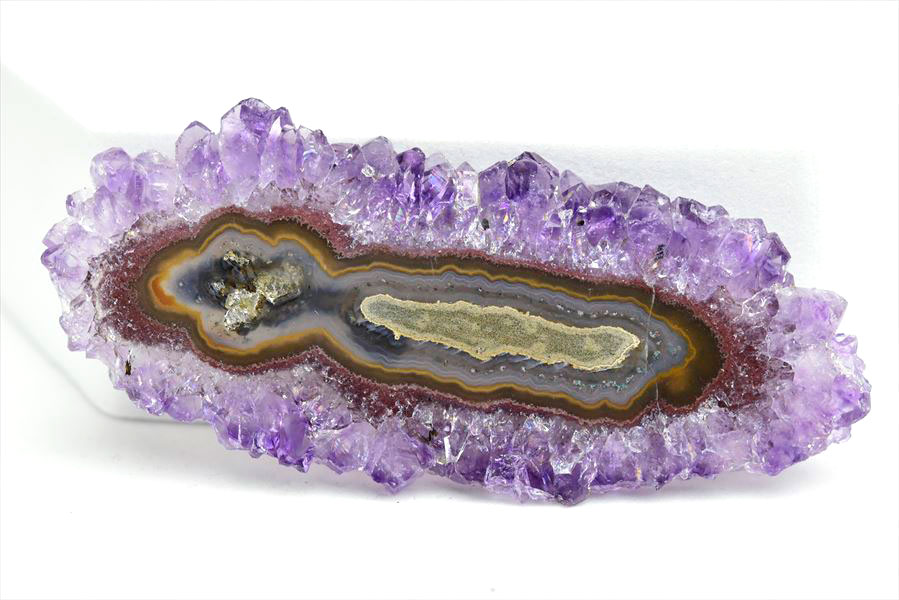 フラワーアメジスト　スライス　スタラクタイト　紫水晶　stalactite amethyst　原石　天然石　パワーストーン