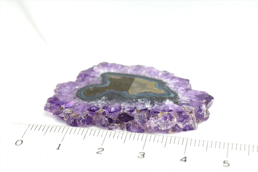 フラワーアメジスト　スライス　スタラクタイト　紫水晶　stalactite amethyst　原石　天然石　パワーストーン