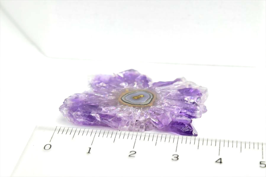 フラワーアメジスト　スライス　スタラクタイト　紫水晶　stalactite amethyst　原石　天然石　パワーストーン