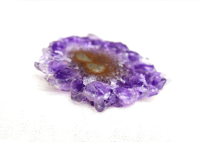 フラワーアメジスト　スライス　スタラクタイト　紫水晶　stalactite amethyst　原石　天然石　パワーストーン