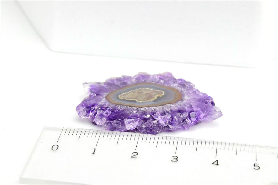 フラワーアメジスト　スライス　スタラクタイト　紫水晶　stalactite amethyst　原石　天然石　パワーストーン