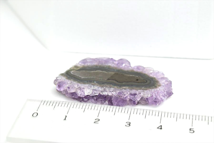 フラワーアメジスト　スライス　スタラクタイト　紫水晶　stalactite amethyst　原石　天然石　パワーストーン