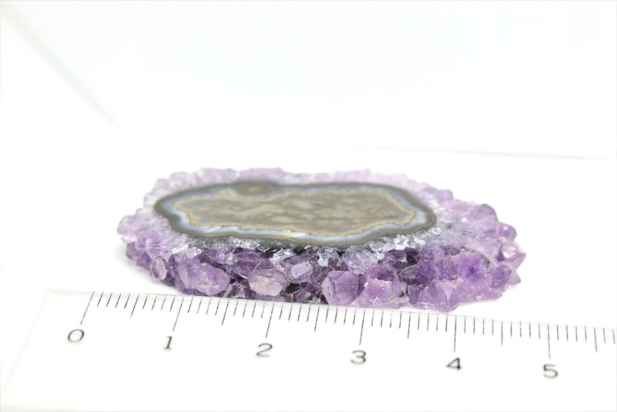 フラワーアメジスト　スライス　スタラクタイト　紫水晶　stalactite amethyst　原石　天然石　パワーストーン