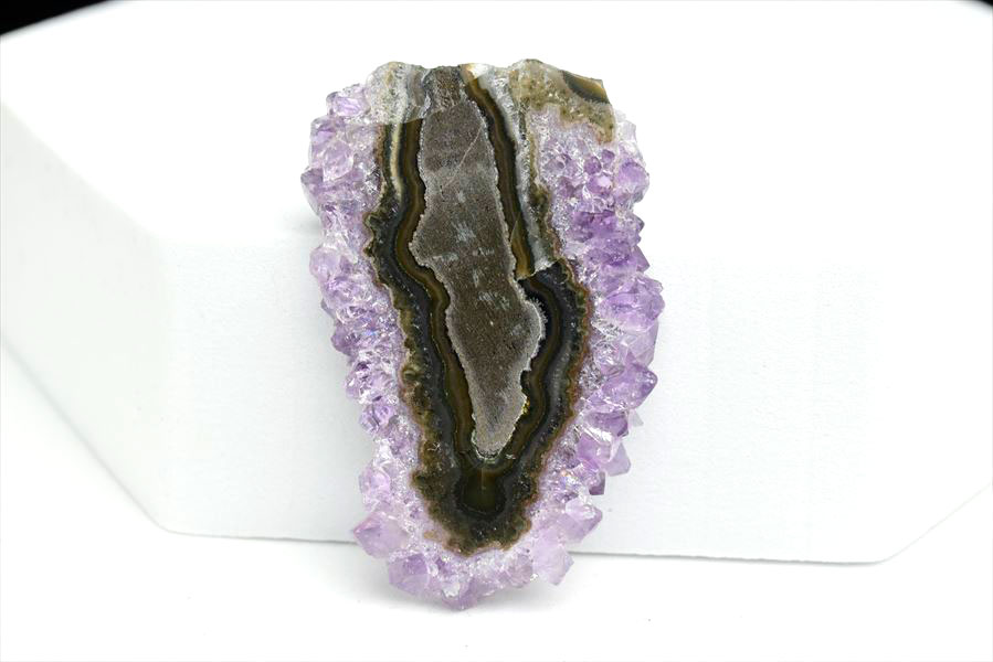 フラワーアメジスト　スライス　スタラクタイト　紫水晶　stalactite amethyst　原石　天然石　パワーストーン