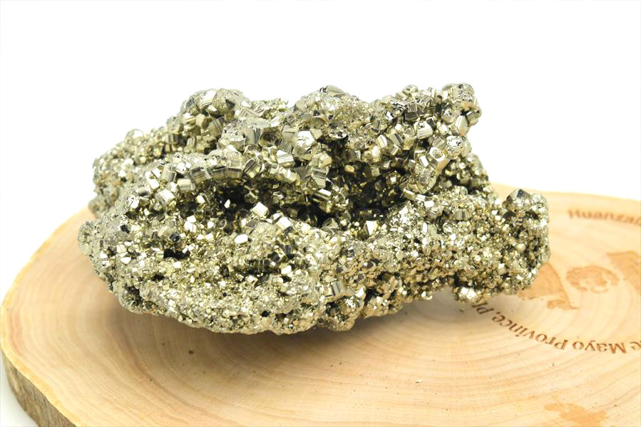 ペルー産　ワンサラ　パイライト　原石　クラスター　黄鉄鉱　Huanzala Huallanca Pyrite　天然石　パワーストーン