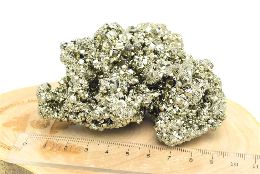 ペルー産　ワンサラ　パイライト　原石　クラスター　黄鉄鉱　Huanzala Huallanca Pyrite　天然石　パワーストーン