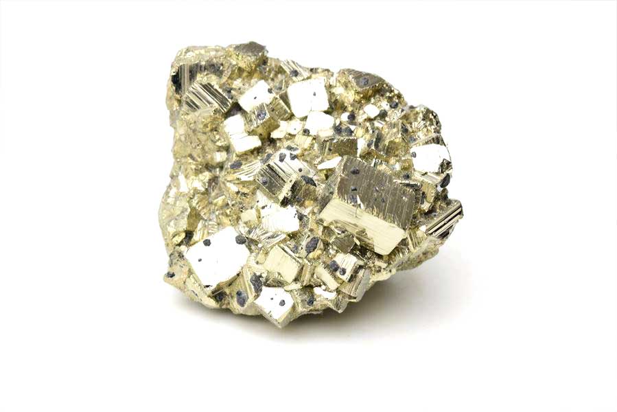 ペルー産　ワンサラ　パイライト　原石　クラスター　黄鉄鉱　Huanzala Huallanca Pyrite　天然石　パワーストーン