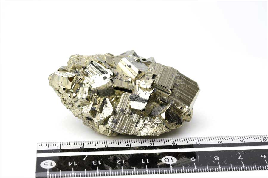 ペルー産　ワンサラ　パイライト　原石　クラスター　黄鉄鉱　Huanzala Huallanca Pyrite　天然石　パワーストーン