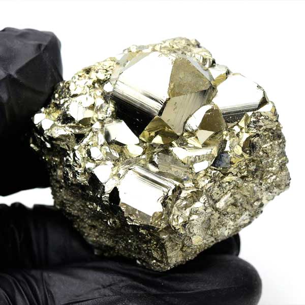 ペルー産　ワンサラ　パイライト　原石　クラスター　黄鉄鉱　Huanzala Huallanca Pyrite　天然石　パワーストーン