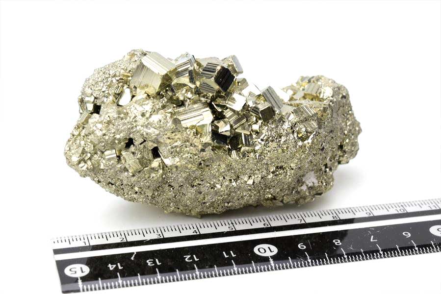 ペルー産　ワンサラ　パイライト　原石　クラスター　黄鉄鉱　Huanzala Huallanca Pyrite　天然石　パワーストーン