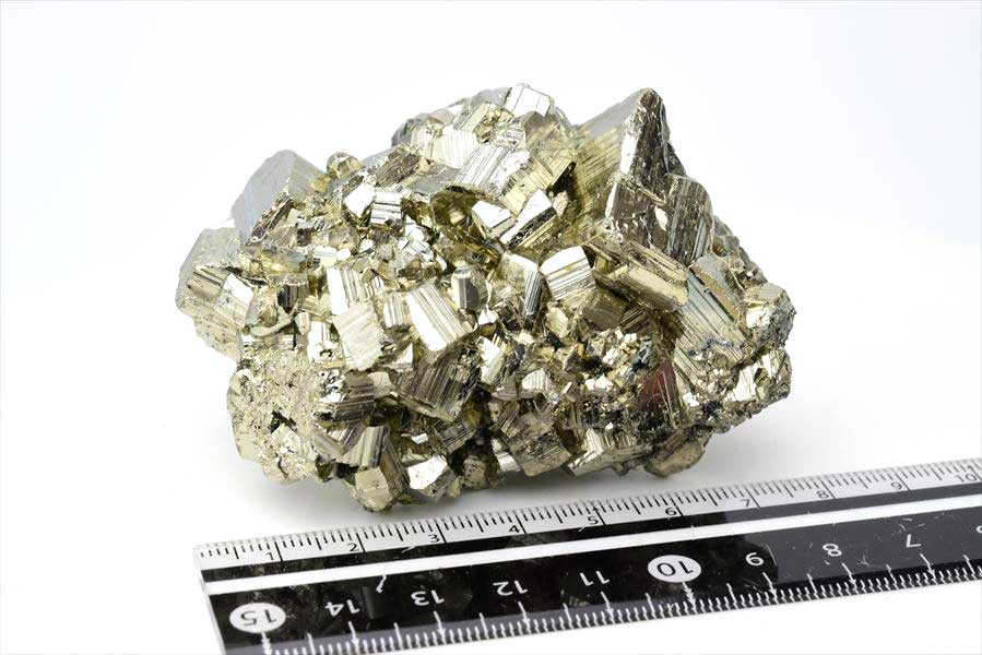 ペルー産　ワンサラ　パイライト　原石　クラスター　黄鉄鉱　Huanzala Huallanca Pyrite　天然石　パワーストーン