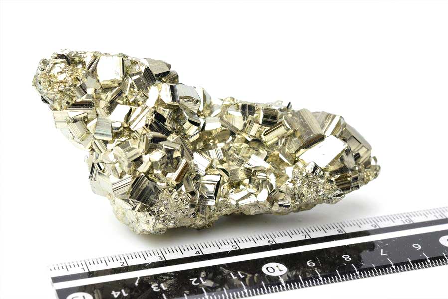 ペルー産　ワンサラ　パイライト　原石　クラスター　黄鉄鉱　Huanzala Huallanca Pyrite　天然石　パワーストーン