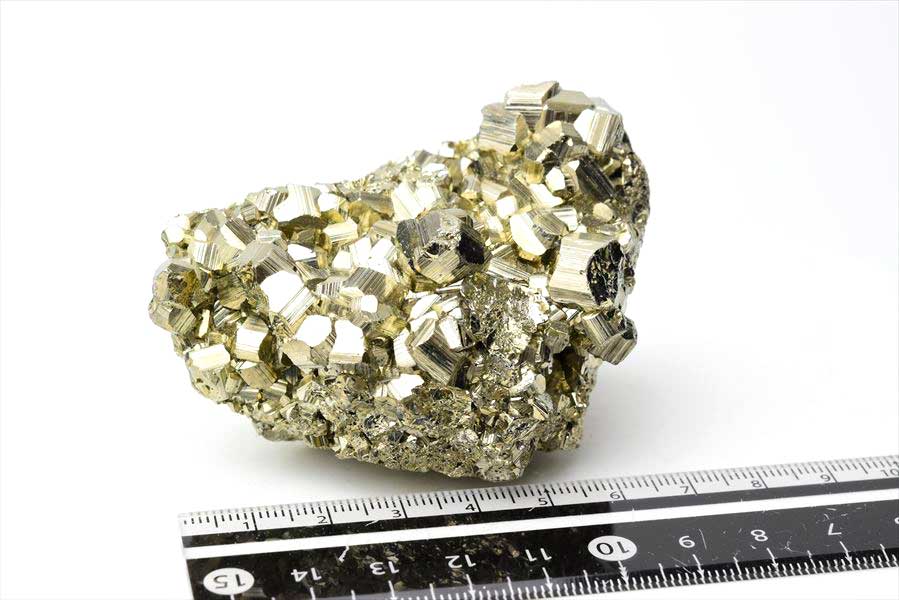 ペルー産　ワンサラ　パイライト　原石　クラスター　黄鉄鉱　Huanzala Huallanca Pyrite　天然石　パワーストーン