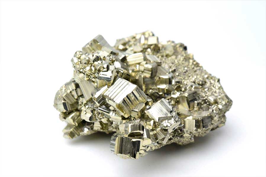 ペルー産　ワンサラ　パイライト　原石　クラスター　黄鉄鉱　Huanzala Huallanca Pyrite　天然石　パワーストーン