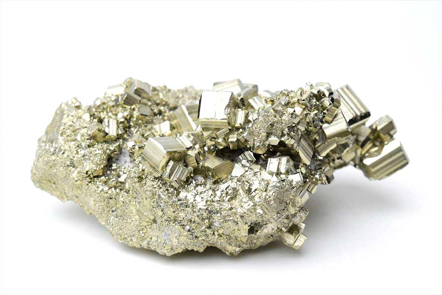 ペルー産　ワンサラ　パイライト　原石　クラスター　黄鉄鉱　Huanzala Huallanca Pyrite　天然石　パワーストーン