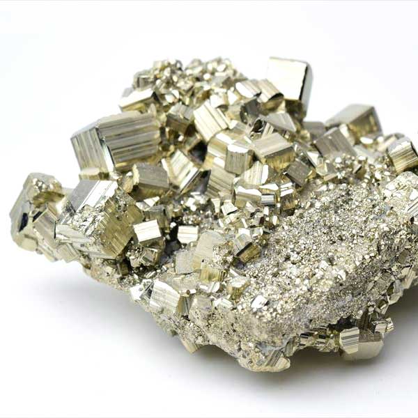 ペルー産　ワンサラ　パイライト　原石　クラスター　黄鉄鉱　Huanzala Huallanca Pyrite　天然石　パワーストーン