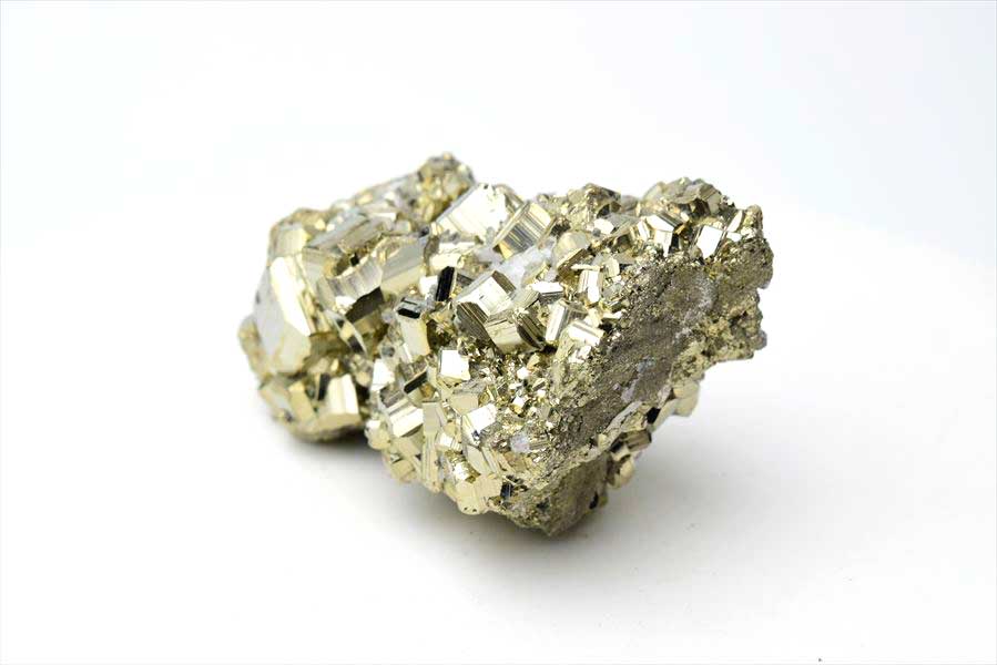 ペルー産　ワンサラ　パイライト　原石　クラスター　黄鉄鉱　Huanzala Huallanca Pyrite　天然石　パワーストーン