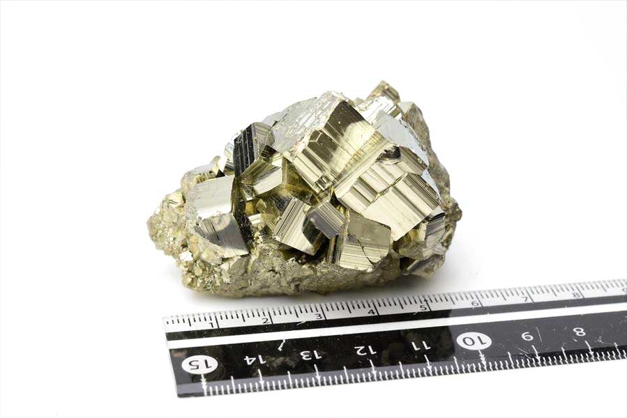 ペルー産　ワンサラ　パイライト　原石　クラスター　黄鉄鉱　Huanzala Huallanca Pyrite　天然石　パワーストーン