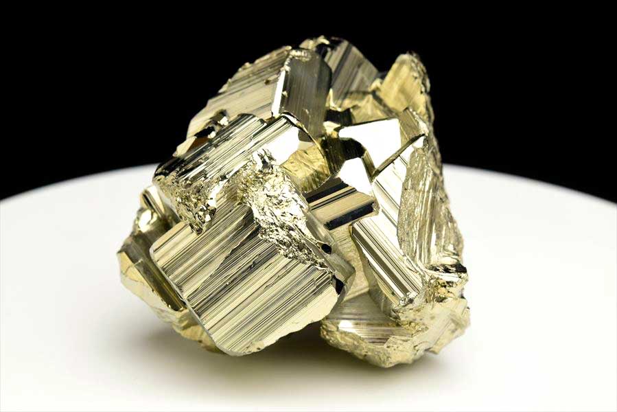 ペルー産　ワンサラ　パイライト　原石　クラスター　黄鉄鉱　Huanzala Huallanca Pyrite　天然石　パワーストーン