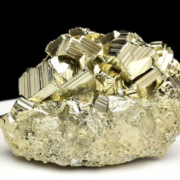 ペルー産　ワンサラ　パイライト　原石　クラスター　黄鉄鉱　Huanzala Huallanca Pyrite　天然石　パワーストーン