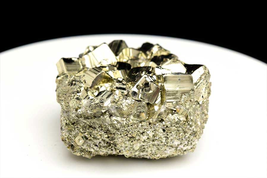 ペルー産　ワンサラ　パイライト　原石　クラスター　黄鉄鉱　Huanzala Huallanca Pyrite　天然石　パワーストーン