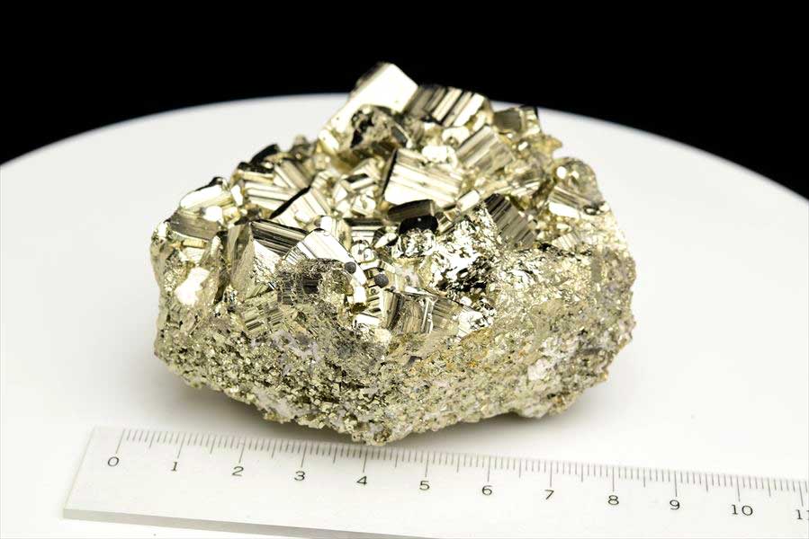 ペルー産　ワンサラ　パイライト　原石　クラスター　黄鉄鉱　Huanzala Huallanca Pyrite　天然石　パワーストーン