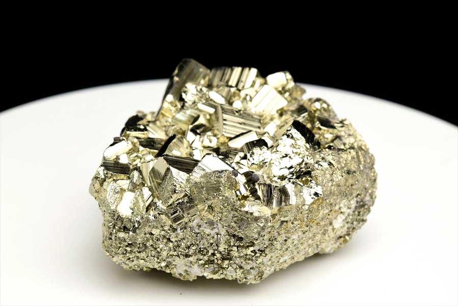 ペルー産　ワンサラ　パイライト　原石　クラスター　黄鉄鉱　Huanzala Huallanca Pyrite　天然石　パワーストーン