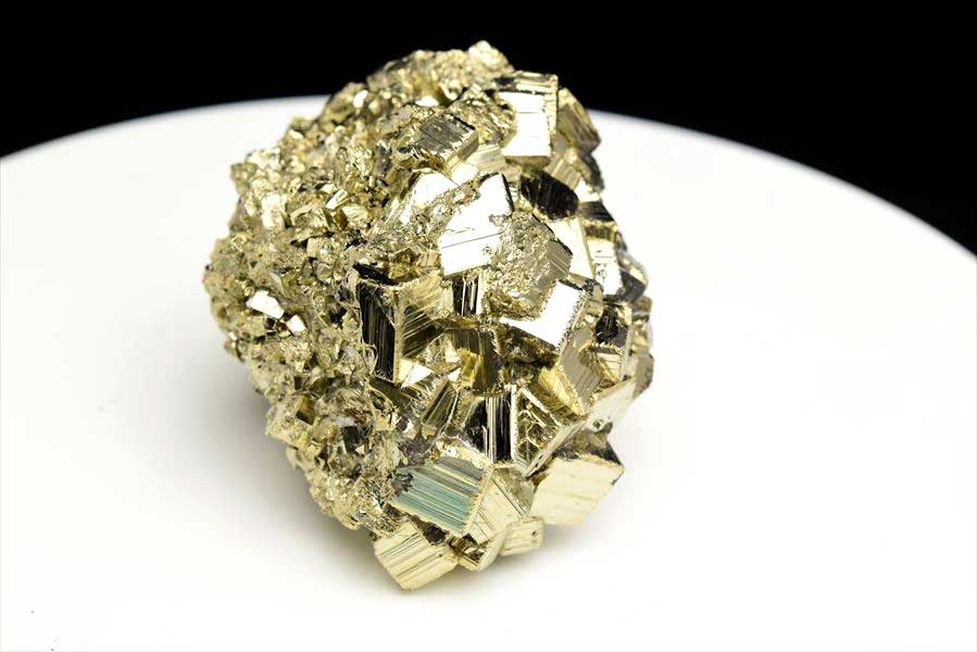 ペルー産　ワンサラ　パイライト　原石　クラスター　黄鉄鉱　Huanzala Huallanca Pyrite　天然石　パワーストーン