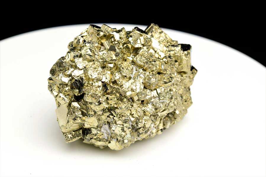 ペルー産　ワンサラ　パイライト　原石　クラスター　黄鉄鉱　Huanzala Huallanca Pyrite　天然石　パワーストーン