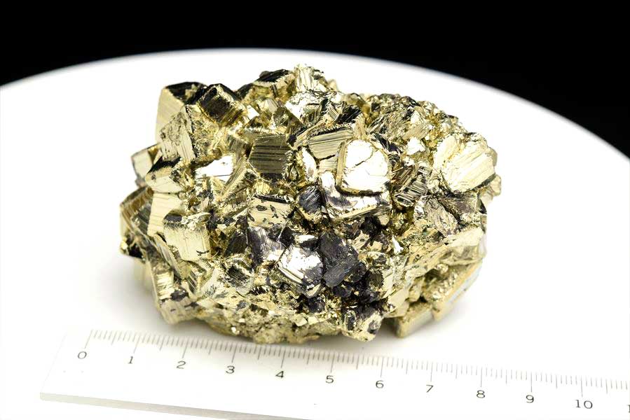 ペルー産　ワンサラ　パイライト　原石　クラスター　黄鉄鉱　Huanzala Huallanca Pyrite　天然石　パワーストーン