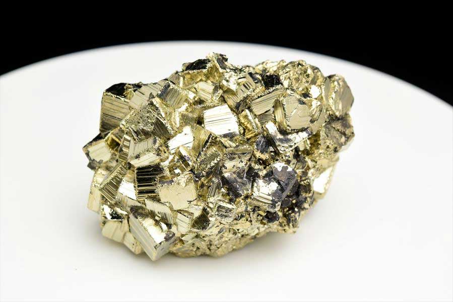 ペルー産　ワンサラ　パイライト　原石　クラスター　黄鉄鉱　Huanzala Huallanca Pyrite　天然石　パワーストーン