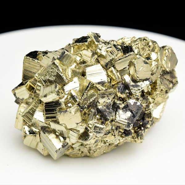 ペルー産　ワンサラ　パイライト　原石　クラスター　黄鉄鉱　Huanzala Huallanca Pyrite　天然石　パワーストーン