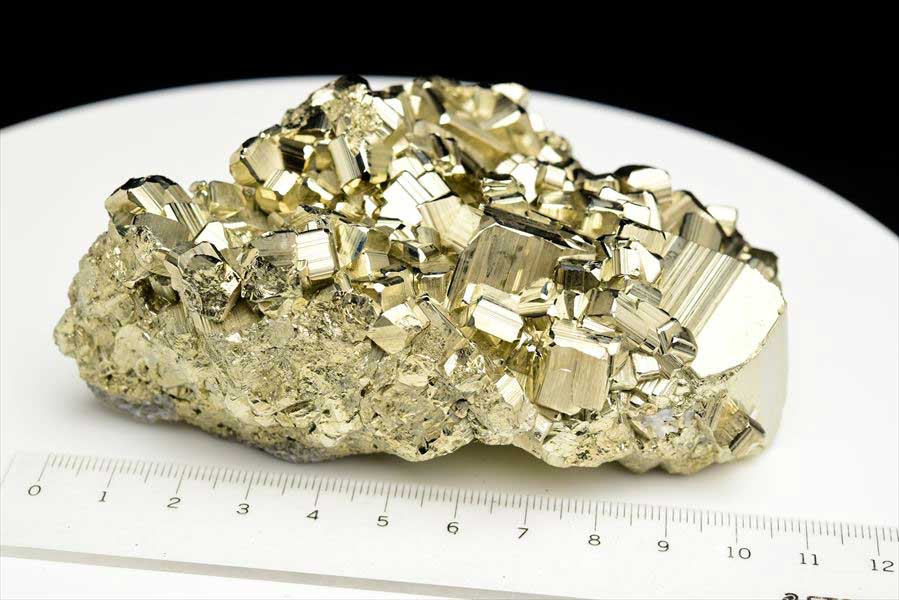 ペルー産　ワンサラ　パイライト　原石　クラスター　黄鉄鉱　Huanzala Huallanca Pyrite　天然石　パワーストーン