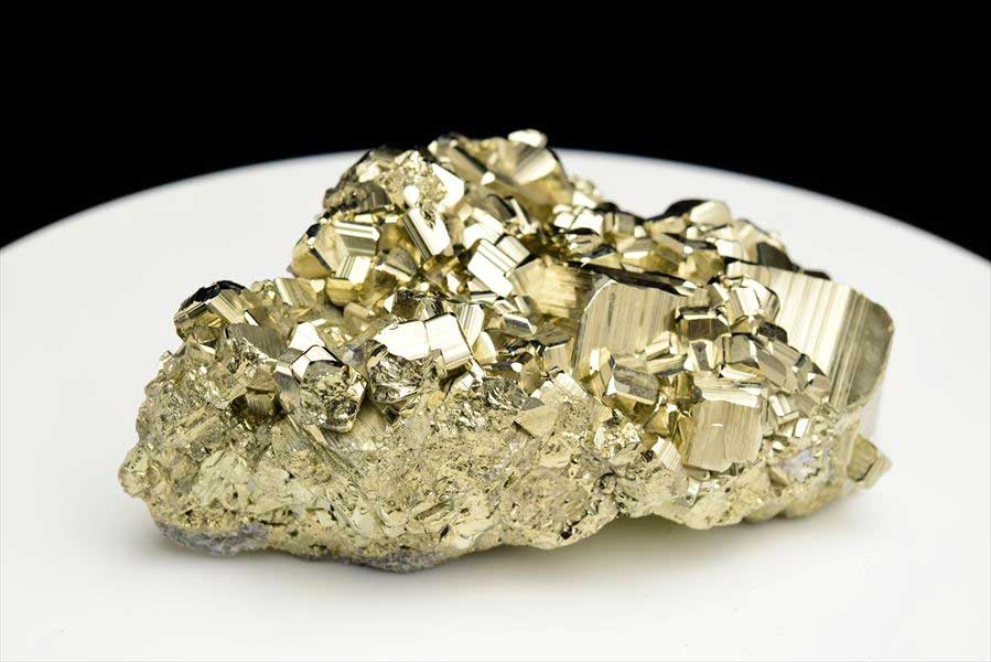 ペルー産　ワンサラ　パイライト　原石　クラスター　黄鉄鉱　Huanzala Huallanca Pyrite　天然石　パワーストーン