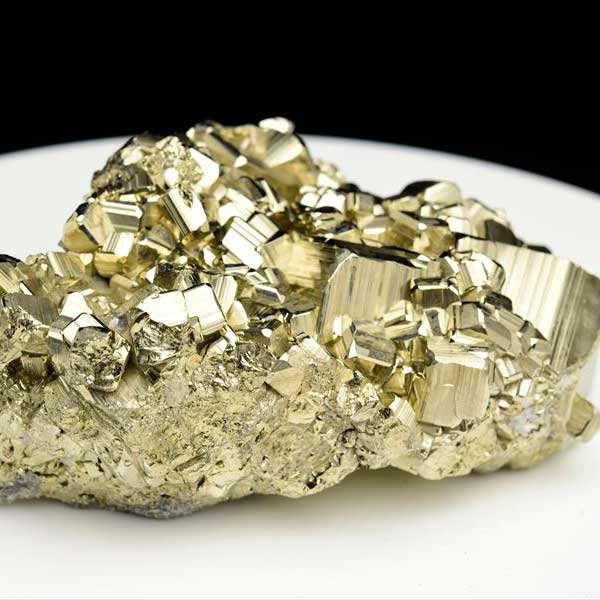 ペルー産　ワンサラ　パイライト　原石　クラスター　黄鉄鉱　Huanzala Huallanca Pyrite　天然石　パワーストーン