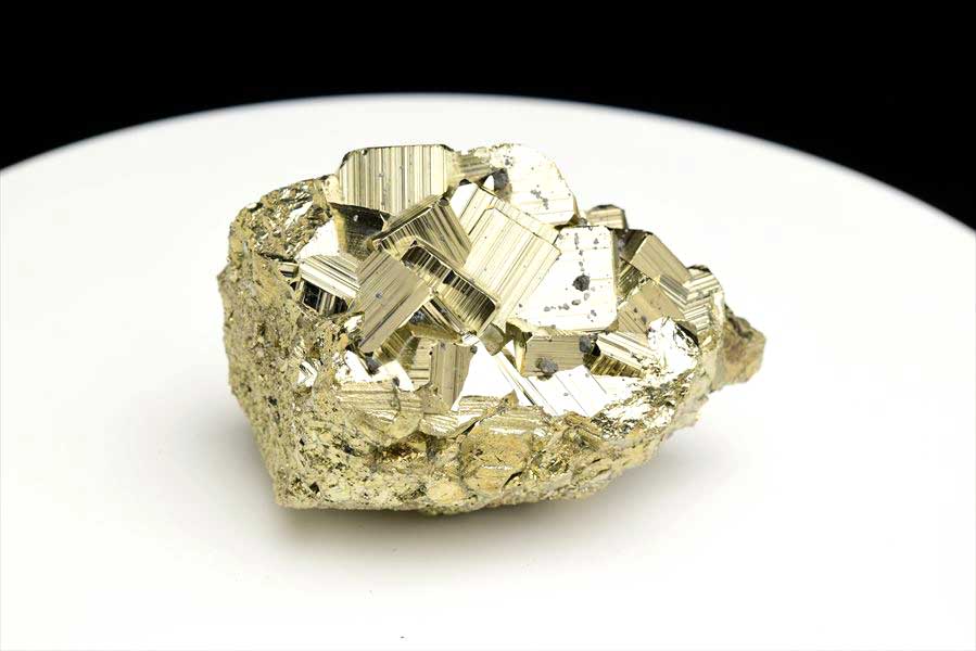 ペルー産　ワンサラ　パイライト　原石　クラスター　黄鉄鉱　Huanzala Huallanca Pyrite　天然石　パワーストーン