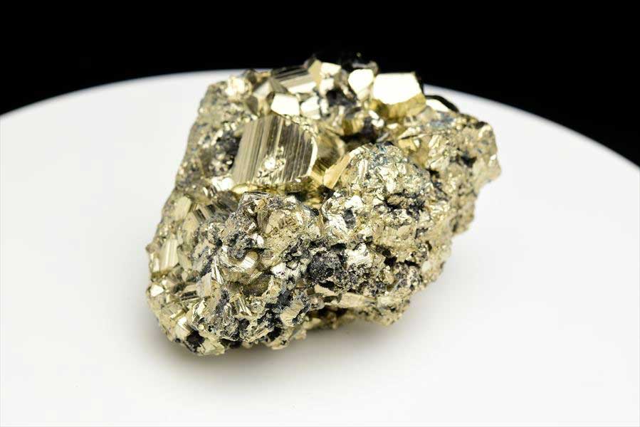 ペルー産　ワンサラ　パイライト　原石　クラスター　黄鉄鉱　Huanzala Huallanca Pyrite　天然石　パワーストーン