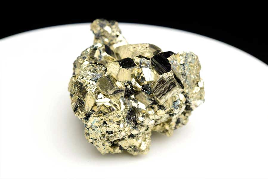 ペルー産　ワンサラ　パイライト　原石　クラスター　黄鉄鉱　Huanzala Huallanca Pyrite　天然石　パワーストーン